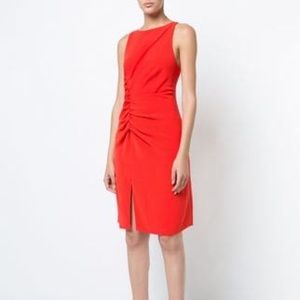 NWT Halston Heritage Boat Neck Dress with Slit